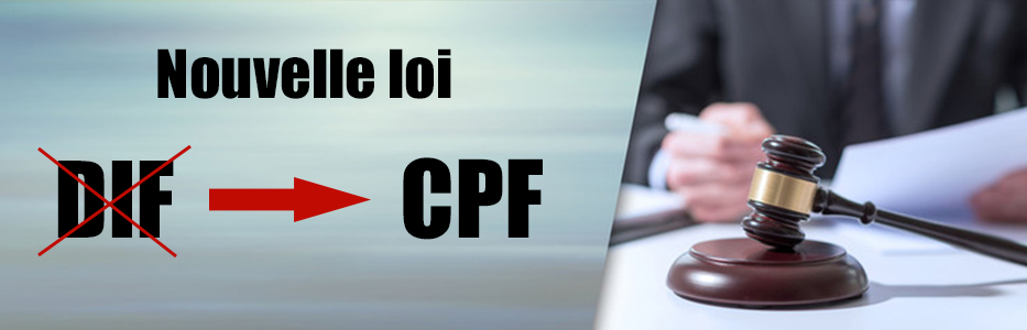 Nouvelle loi sur le dif