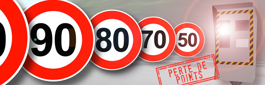 Perte de points en permis probatoire